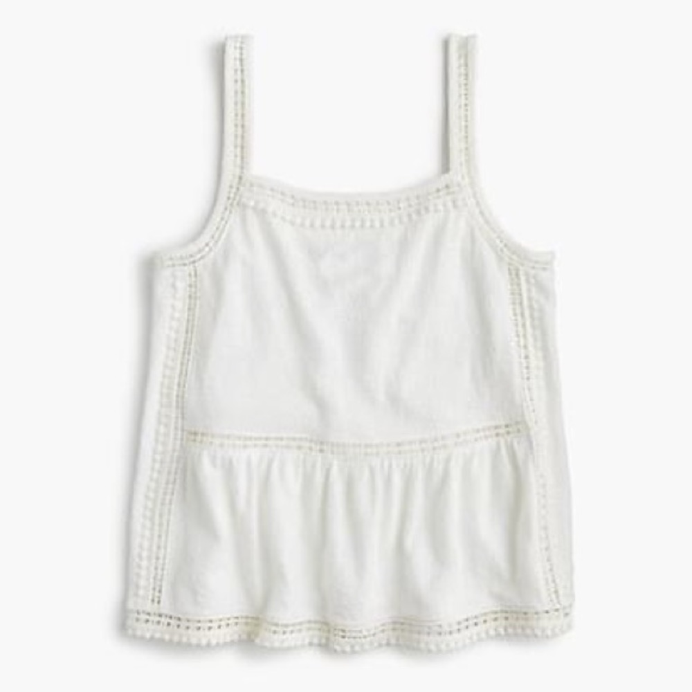 NWOT JCrew white top xxs